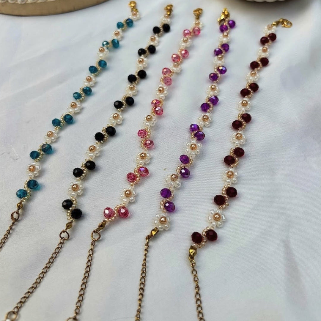 Crystal Charm Bracelet