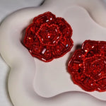 Load image into Gallery viewer, Love Rose Earrings
