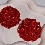 Load image into Gallery viewer, Love Rose Earrings
